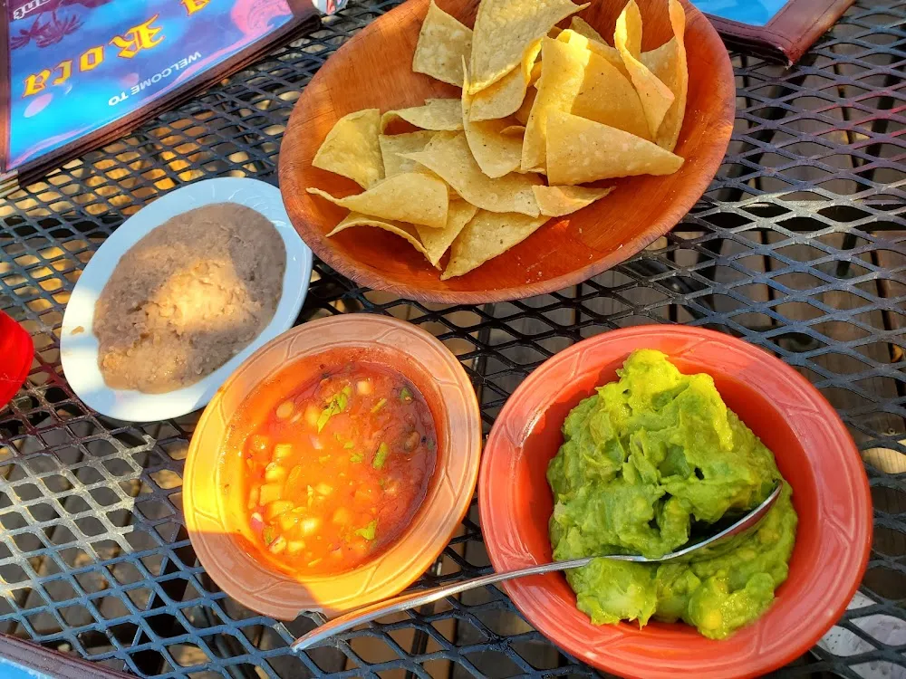 Guacamole and Chips Salsa