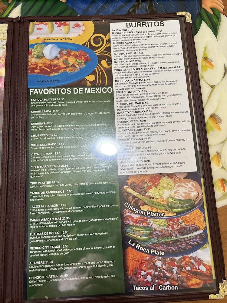 La Roca Menu image 3